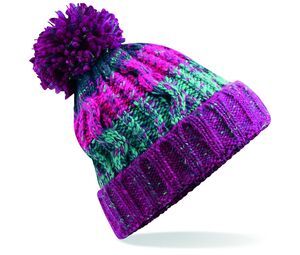 Beechfield BF486 - CORKSCREW POM POM BEANIE