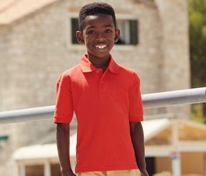 Fruit of the Loom SC3417 - KIDS 65/35 LONG SLEEVE POLO