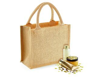 Westford mill WM431 - SHIMMER JUTE MINI GIFT BAG